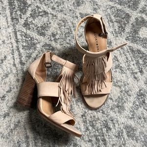 Lucky Brand Fringe Heels